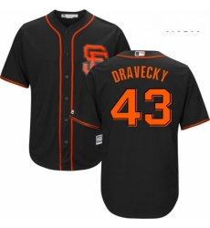 Mens Majestic San Francisco Giants 43 Dave Dravecky Replica Black Alternate Cool Base MLB Jersey Mens Majestic San Francisco Giants 43 Dave Dravecky Replica Black Alternate Cool Base MLB Jersey