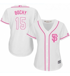 Womens Majestic San Francisco Giants 15 Bruce Bochy Replica White Fashion Cool Base MLB Jersey Womens Majestic San Francisco Giants 15 Bruce Bochy Replica White Fashion Cool Base MLB Jersey