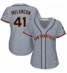 Womens Majestic San Francisco Giants 41 Mark Melancon Authentic Grey Road 2 Cool Base MLB Jersey Womens Majestic San Francisco Giants 41 Mark Melancon Authentic Grey Road 2 Cool Base MLB Jersey