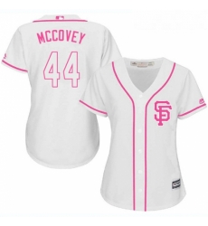 Womens Majestic San Francisco Giants 44 Willie McCovey Replica White Fashion Cool Base MLB Jersey Womens Majestic San Francisco Giants 44 Willie McCovey Replica White Fashion Cool Base MLB Jersey