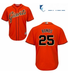 Youth Majestic San Francisco Giants 25 Barry Bonds Authentic Orange Alternate Cool Base MLB Jersey Youth Majestic San Francisco Giants 25 Barry Bonds Authentic Orange Alternate Cool Base MLB Jersey
