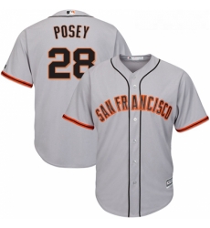 Youth Majestic San Francisco Giants 28 Buster Posey Authentic Grey Road Cool Base MLB Jersey Youth Majestic San Francisco Giants 28 Buster Posey Authentic Grey Road Cool Base MLB Jersey