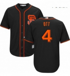 Youth Majestic San Francisco Giants 4 Mel Ott Replica Black Alternate Cool Base MLB Jersey Youth Majestic San Francisco Giants 4 Mel Ott Replica Black Alternate Cool Base MLB Jersey