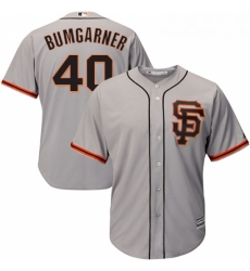 Youth Majestic San Francisco Giants 40 Madison Bumgarner Replica Grey Road 2 Cool Base MLB Jersey Youth Majestic San Francisco Giants 40 Madison Bumgarner Replica Grey Road 2 Cool Base MLB Jersey