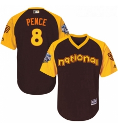 Youth Majestic San Francisco Giants 8 Hunter Pence Authentic Brown 2016 All Star National League BP Cool Base MLB Jersey Youth Majestic San Francisco Giants 8 Hunter Pence Authentic Brown 2016 All Star National League BP Cool Base MLB Jersey