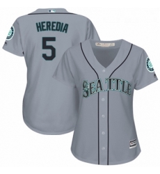 Womens Majestic Seattle Mariners 5 Guillermo Heredia Replica Grey Road Cool Base MLB Jersey Womens Majestic Seattle Mariners 5 Guillermo Heredia Replica Grey Road Cool Base MLB Jersey