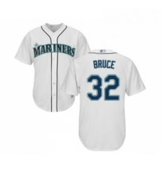 Youth Seattle Mariners 32 Jay Bruce Replica White Home Cool Base Baseball Jersey Youth Seattle Mariners 32 Jay Bruce Replica White Home Cool Base Baseball Jersey