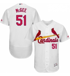 Mens Majestic St Louis Cardinals 51 Willie McGee White Home Flex Base Authentic Collection MLB Jersey Mens Majestic St Louis Cardinals 51 Willie McGee White Home Flex Base Authentic Collection MLB Jersey