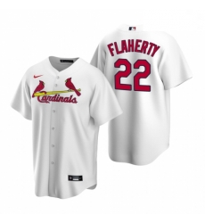 Men's Nike St. Louis Cardinals #22 Jack Flaherty White Home Stitched Baseball Jersey Men's Nike St. Louis Cardinals #22 Jack Flaherty White Home Stitched Baseball Jersey