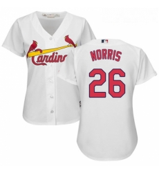 Womens Majestic St Louis Cardinals 26 Bud Norris Replica White Home Cool Base MLB Jersey Womens Majestic St Louis Cardinals 26 Bud Norris Replica White Home Cool Base MLB Jersey