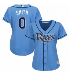 Womens Majestic Tampa Bay Rays 0 Mallex Smith Replica Light Blue Alternate 2 Cool Base MLB Jersey Womens Majestic Tampa Bay Rays 0 Mallex Smith Replica Light Blue Alternate 2 Cool Base MLB Jersey