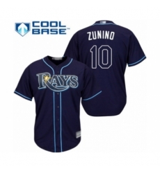 Youth Tampa Bay Rays #10 Mike Zunino Authentic Navy Blue Alternate Cool Base Baseball Player Jersey Youth Tampa Bay Rays #10 Mike Zunino Authentic Navy Blue Alternate Cool Base Baseball Player Jersey