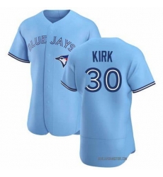 Men Nike Toronto Blue Jays #30 Alejandro Kirk Light Blue Home Stitched Cool Base Player Jersey Men Nike Toronto Blue Jays #30 Alejandro Kirk Light Blue Home Stitched Cool Base Player Jersey