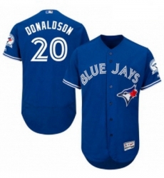 Mens Majestic Toronto Blue Jays 20 Josh Donaldson Blue Alternate Flex Base Authentic Collection MLB Jersey Mens Majestic Toronto Blue Jays 20 Josh Donaldson Blue Alternate Flex Base Authentic Collection MLB Jersey