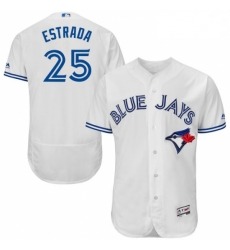 Mens Majestic Toronto Blue Jays 25 Marco Estrada White Home Flex Base Authentic Collection MLB Jersey Mens Majestic Toronto Blue Jays 25 Marco Estrada White Home Flex Base Authentic Collection MLB Jersey