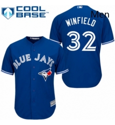 Mens Majestic Toronto Blue Jays 32 Dave Winfield Replica Blue Alternate MLB Jersey Mens Majestic Toronto Blue Jays 32 Dave Winfield Replica Blue Alternate MLB Jersey