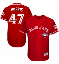 Mens Majestic Toronto Blue Jays 47 Jack Morris Scarlet Alternate Flex Base Authentic Collection MLB Jersey Mens Majestic Toronto Blue Jays 47 Jack Morris Scarlet Alternate Flex Base Authentic Collection MLB Jersey