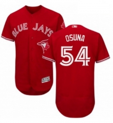 Mens Majestic Toronto Blue Jays 54 Roberto Osuna Scarlet Flexbase Authentic Collection Alternate MLB Jersey Mens Majestic Toronto Blue Jays 54 Roberto Osuna Scarlet Flexbase Authentic Collection Alternate MLB Jersey
