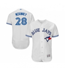 Mens Toronto Blue Jays 28 Billy McKinney White Home Flex Base Authentic Collection Baseball Jersey Mens Toronto Blue Jays 28 Billy McKinney White Home Flex Base Authentic Collection Baseball Jersey