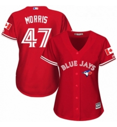 Womens Majestic Toronto Blue Jays 47 Jack Morris Replica Scarlet Alternate MLB Jersey Womens Majestic Toronto Blue Jays 47 Jack Morris Replica Scarlet Alternate MLB Jersey