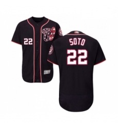 Mens Washington Nationals 22 Juan Soto Navy Blue Alternate Flex Base Authentic Collection Baseball Jersey Mens Washington Nationals 22 Juan Soto Navy Blue Alternate Flex Base Authentic Collection Baseball Jersey