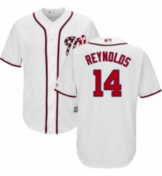 Youth Majestic Washington Nationals 14 Mark Reynolds Replica White Home Cool Base MLB Jersey Youth Majestic Washington Nationals 14 Mark Reynolds Replica White Home Cool Base MLB Jersey
