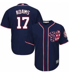 Youth Majestic Washington Nationals 17 Matt Adams Replica Navy Blue Alternate 2 Cool Base MLB Jersey Youth Majestic Washington Nationals 17 Matt Adams Replica Navy Blue Alternate 2 Cool Base MLB Jersey