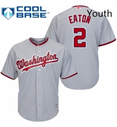 Youth Majestic Washington Nationals 2 Adam Eaton Authentic Grey Road Cool Base MLB Jersey Youth Majestic Washington Nationals 2 Adam Eaton Authentic Grey Road Cool Base MLB Jersey