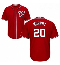 Youth Majestic Washington Nationals 20 Daniel Murphy Authentic Red Alternate 1 Cool Base MLB Jersey Youth Majestic Washington Nationals 20 Daniel Murphy Authentic Red Alternate 1 Cool Base MLB Jersey