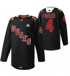 Men Anaheim Ducks 4 Cam Fowler 2022 Black Angels Night Stitched jersey Men Anaheim Ducks 4 Cam Fowler 2022 Black Angels Night Stitched jersey