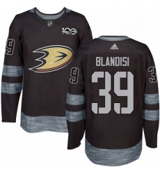Mens Adidas Anaheim Ducks 39 Joseph Blandisi Authentic Black 1917 2017 100th Anniversary NHL Jersey Mens Adidas Anaheim Ducks 39 Joseph Blandisi Authentic Black 1917 2017 100th Anniversary NHL Jersey