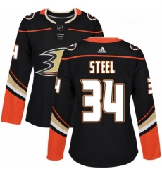 Womens Adidas Anaheim Ducks 34 Sam Steel Premier Black Home NHL Jersey Womens Adidas Anaheim Ducks 34 Sam Steel Premier Black Home NHL Jersey