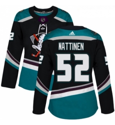 Womens Adidas Anaheim Ducks 52 Julius Nattinen Authentic Black Teal Third NHL Jersey Womens Adidas Anaheim Ducks 52 Julius Nattinen Authentic Black Teal Third NHL Jersey
