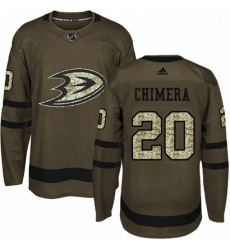Youth Adidas Anaheim Ducks 20 Jason Chimera Authentic Green Salute to Service NHL Jersey Youth Adidas Anaheim Ducks 20 Jason Chimera Authentic Green Salute to Service NHL Jersey