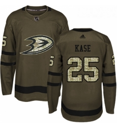 Youth Adidas Anaheim Ducks 25 Ondrej Kase Premier Green Salute to Service NHL Jersey Youth Adidas Anaheim Ducks 25 Ondrej Kase Premier Green Salute to Service NHL Jersey