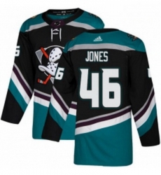 Youth Adidas Anaheim Ducks 46 Max Jones Authentic Black Teal Third NHL Jersey Youth Adidas Anaheim Ducks 46 Max Jones Authentic Black Teal Third NHL Jersey