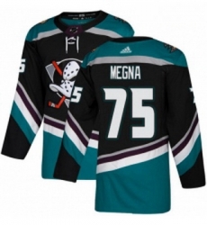 Youth Adidas Anaheim Ducks 75 Jaycob Megna Authentic Black Teal Third NHL Jersey Youth Adidas Anaheim Ducks 75 Jaycob Megna Authentic Black Teal Third NHL Jersey