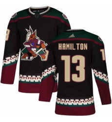 Mens Adidas Arizona Coyotes 13 Freddie Hamilton Authentic Black Alternate NHL Jersey Mens Adidas Arizona Coyotes 13 Freddie Hamilton Authentic Black Alternate NHL Jersey
