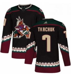Mens Adidas Arizona Coyotes 7 Keith Tkachuk Authentic Black Alternate NHL Jersey Mens Adidas Arizona Coyotes 7 Keith Tkachuk Authentic Black Alternate NHL Jersey