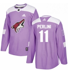Youth Adidas Arizona Coyotes 11 Brendan Perlini Authentic Purple Fights Cancer Practice NHL Jersey Youth Adidas Arizona Coyotes 11 Brendan Perlini Authentic Purple Fights Cancer Practice NHL Jersey