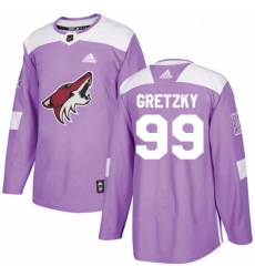 Youth Adidas Arizona Coyotes 99 Wayne Gretzky Authentic Purple Fights Cancer Practice NHL Jersey Youth Adidas Arizona Coyotes 99 Wayne Gretzky Authentic Purple Fights Cancer Practice NHL Jersey