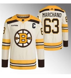 Men Boston Bruins 63 Brad Marchand Cream With Rapid7 Patch 100th Anniversary Stitched Jersey Men Boston Bruins 63 Brad Marchand Cream With Rapid7 Patch 100th Anniversary Stitched Jersey