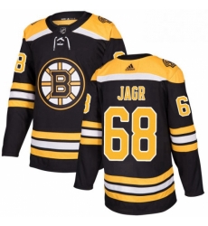 Mens Adidas Boston Bruins 68 Jaromir Jagr Authentic Black Home NHL Jersey Mens Adidas Boston Bruins 68 Jaromir Jagr Authentic Black Home NHL Jersey