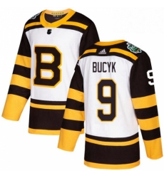 Mens Adidas Boston Bruins 9 Johnny Bucyk Authentic White 2019 Winter Classic NHL Jersey Mens Adidas Boston Bruins 9 Johnny Bucyk Authentic White 2019 Winter Classic NHL Jersey