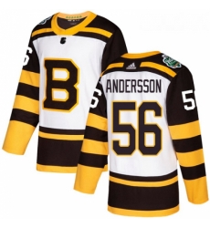 Youth Adidas Boston Bruins 56 Axel Andersson Authentic White 2019 Winter Classic NHL Jerse Youth Adidas Boston Bruins 56 Axel Andersson Authentic White 2019 Winter Classic NHL Jerse