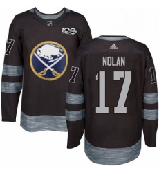 Mens Adidas Buffalo Sabres 17 Jordan Nolan Premier Black 1917 2017 100th Anniversary NHL Jersey Mens Adidas Buffalo Sabres 17 Jordan Nolan Premier Black 1917 2017 100th Anniversary NHL Jersey