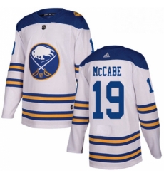Mens Adidas Buffalo Sabres 19 Jake McCabe Authentic White 2018 Winter Classic NHL Jersey Mens Adidas Buffalo Sabres 19 Jake McCabe Authentic White 2018 Winter Classic NHL Jersey