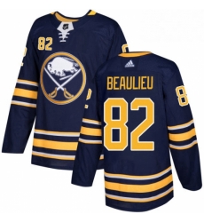 Mens Adidas Buffalo Sabres 82 Nathan Beaulieu Authentic Navy Blue Home NHL Jersey Mens Adidas Buffalo Sabres 82 Nathan Beaulieu Authentic Navy Blue Home NHL Jersey