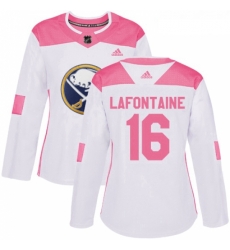 Womens Adidas Buffalo Sabres 16 Pat Lafontaine Authentic WhitePink Fashion NHL Jersey Womens Adidas Buffalo Sabres 16 Pat Lafontaine Authentic WhitePink Fashion NHL Jersey