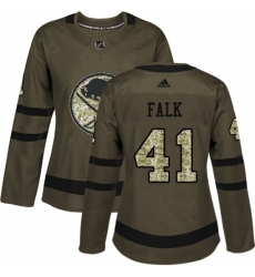 Womens Adidas Buffalo Sabres 41 Justin Falk Authentic Green Salute to Service NHL Jersey Womens Adidas Buffalo Sabres 41 Justin Falk Authentic Green Salute to Service NHL Jersey